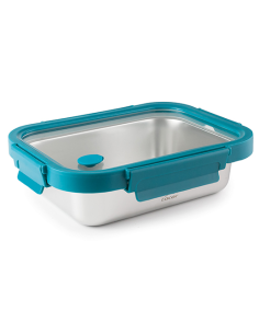 HERMETICO INOX T/CRISTAL ETERN RECTANG 820 ML