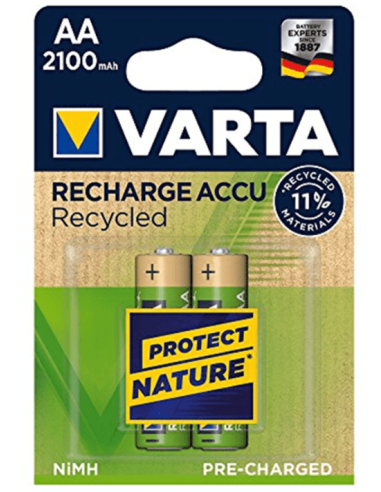 PILA RECARGABLE AAA LR03 BL 2 UDS 800 MAH
