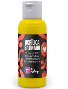 PINTURA MANUALIDADES ACRILICA AMARILLO SAT 80 ML