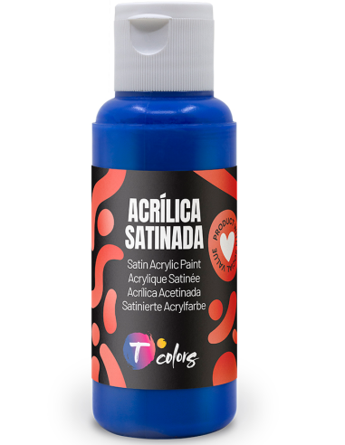 PINTURA MANUALIDADES ACRILICA AZUL ULTRAM SAT 80 ML