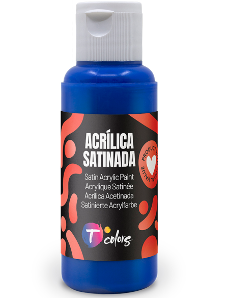 PINTURA MANUALIDADES ACRILICA AZUL ULTRAM SAT 80 ML