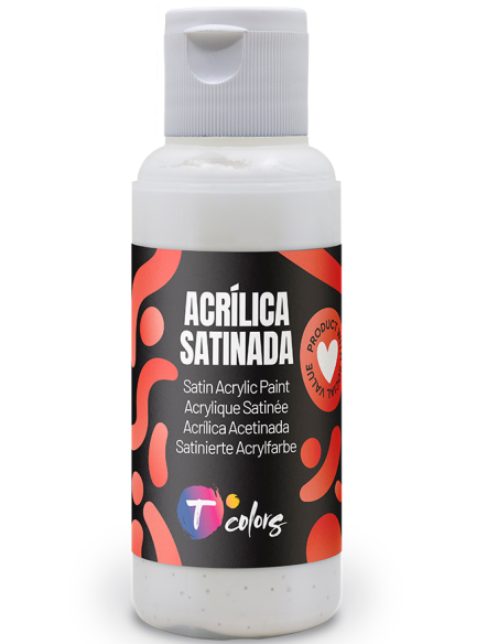 PINTURA MANUALIDADES ACRILICA BLANCO SAT 80 ML