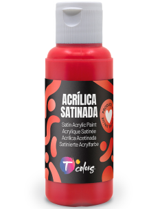 PINTURA MANUALIDADES ACRILICA ROJO SAT 80 ML
