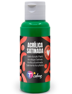 PINTURA MANUALIDADES ACRILICA VERDE SAT 80 ML