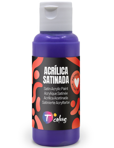 PINTURA MANUALIDADES ACRILICA VIOLETA SAT 80 ML