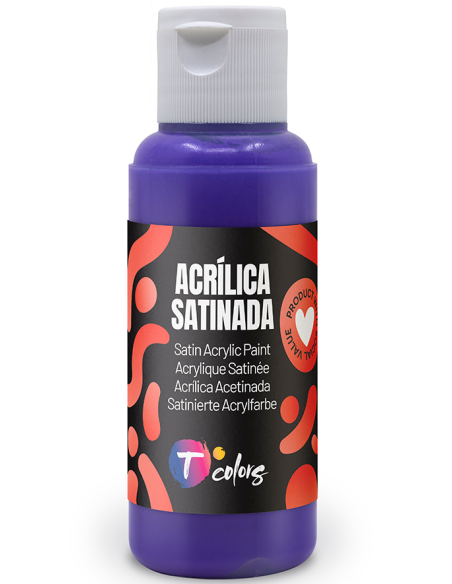 PINTURA MANUALIDADES ACRILICA VIOLETA SAT 80 ML