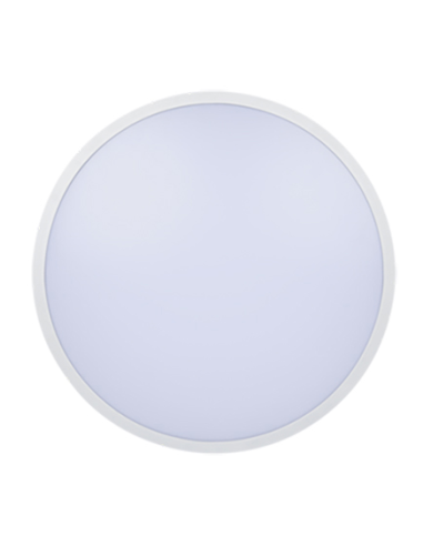 PLAFON HYDRA LED REDONDO 41CM 3600LM CCT MADERA 36 W