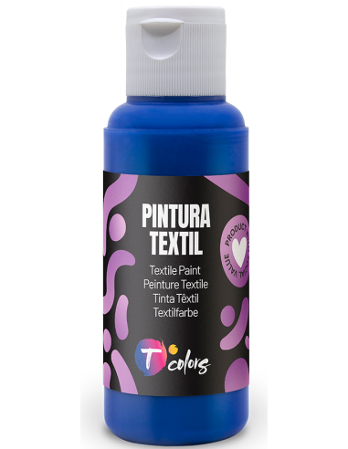 PINTURA TEXTIL AZUL ULTRAMAR 80 ML