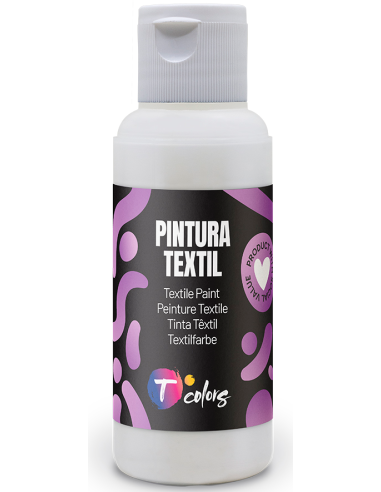 PINTURA TEXTIL BLANCO 80 ML