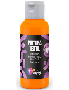 PINTURA TEXTIL NARANJA 80 ML