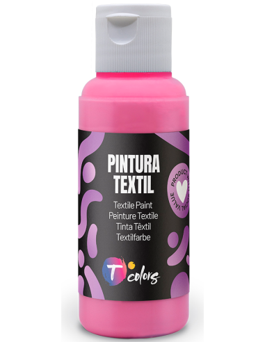 PINTURA TEXTIL ROSA 80 ML