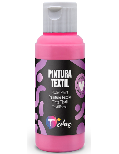 PINTURA TEXTIL ROSA 80 ML
