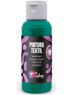 PINTURA TEXTIL VERDE OSCURO 80 ML