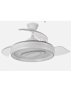 Ventilador techo DC Fabrilamp Maracaná 59 W 107 cm LED