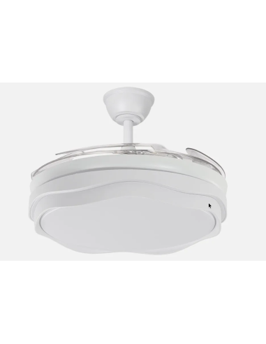 Ventilador techo Nasim 107 cm LED 59W Blanco | 6 Velocidades