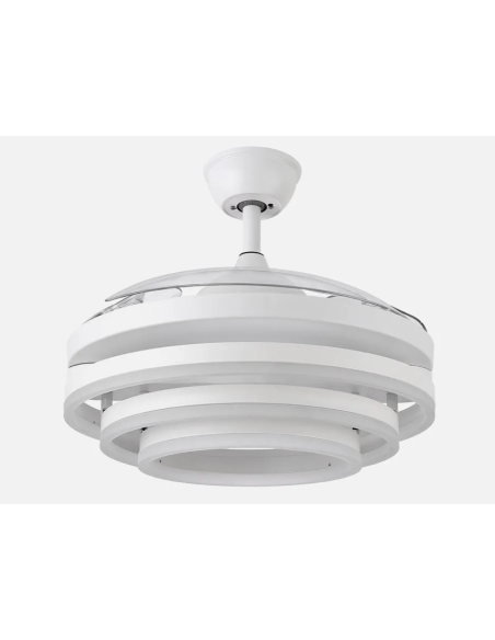 Ventilador techo KAI 72W LED 107 cm Blanco | 6 Velocidades