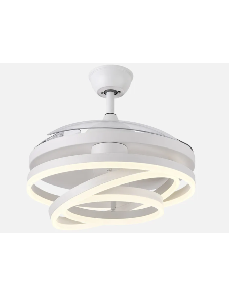 Ventilador techo KAI 72W LED 107 cm Blanco | 6 Velocidades