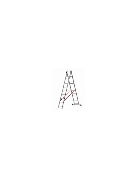 ESCALERA IND COMBI 2T 2X10 2,88/4,84M