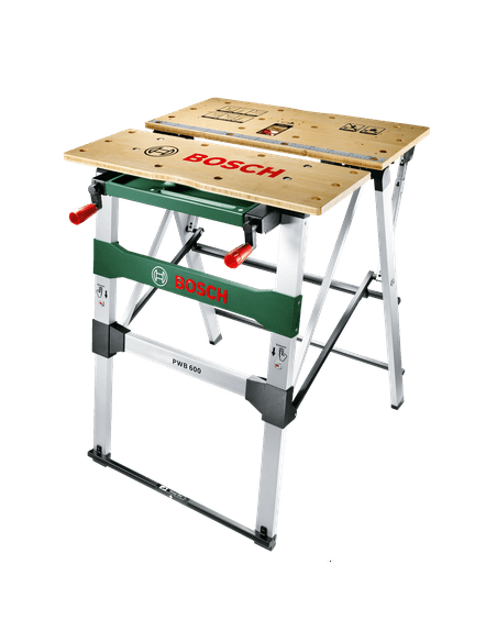 Mesa de trabajo Bosch PWB 600 plegable 200 kg
