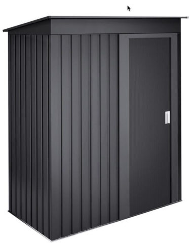 ARMARIO METAL HEDE DARK 1,39 M2