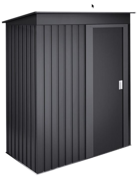 ARMARIO METAL HEDE DARK 1,39 M2