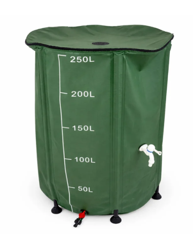 Depósito de agua plegable CFAura 250 L resistente y portátil
