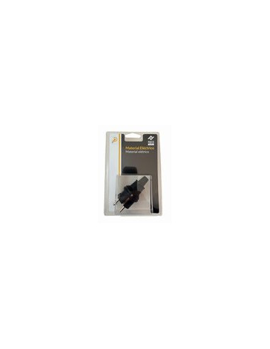 CLAVIJA GOMA PROFTT 16A IP44 NEG 4,8 MM