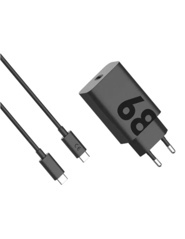CARGADOR RED USB-C PD GAN + CABLE USB-C 68 W