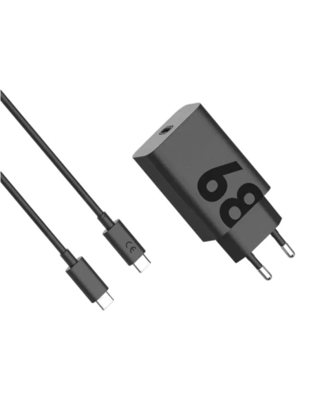 CARGADOR RED USB-C PD GAN + CABLE USB-C 68 W