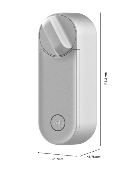 CERRADURA ELECTRONICA LINUS SMART LOCK WIFI PLATA