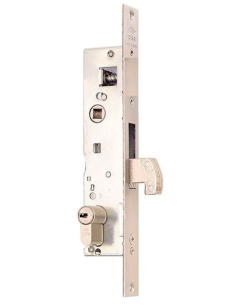 CERRADURA EMBUTIR METALICA PICAPORTE+GANCHO 20 MM