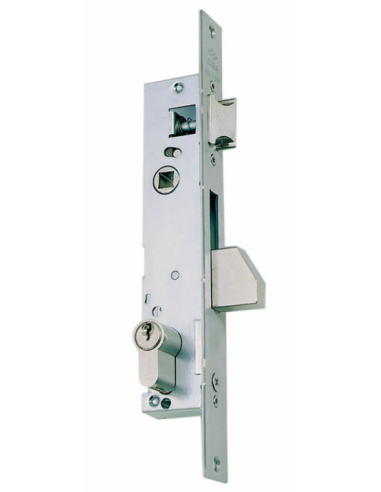 CERRADURA EMBUTIR METALICA PICAPORTE+PALANCA 20 MM