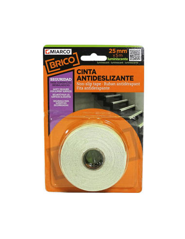 CINTA ANTIDES LUMINISCENTE 25MMX5M