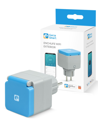 Enchufe inteligente Wi-Fi exterior con protección IP | Garza