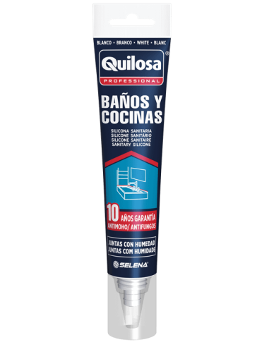 SILICONA TUBO SANITARIA BLANCA 100 ML