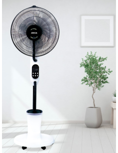 Ventilador nebulizador Jocca 75 W 3,2 L | Mando y ruedas incluido
