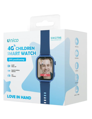 Smartwatch infantil UNICO 4G GPS con cámara y Wi-Fi