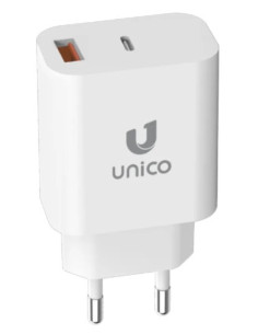 Cargador pared UNICO 30 W USB + USB-C
