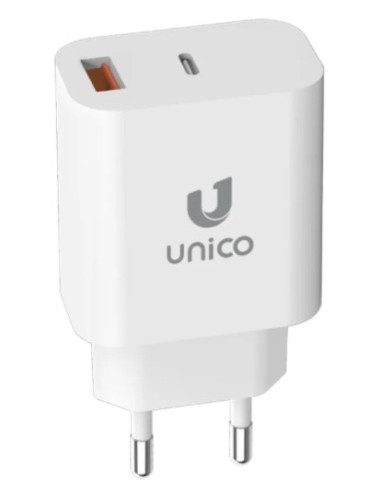 Cargador pared UNICO 30 W USB + USB-C