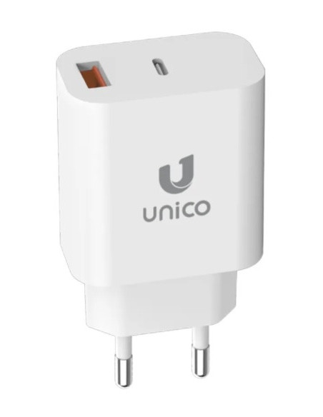Cargador pared UNICO 30 W USB + USB-C