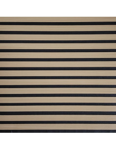 LOSETA ROBLE NATURAL FIELTRO NEGRO PAQUETE 6u 58 X 58 CM