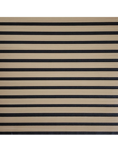 LOSETA ROBLE NATURAL FIELTRO NEGRO PAQUETE 6u 58 X 58 CM