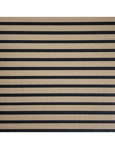 LOSETA ROBLE NATURAL FIELTRO NEGRO PAQUETE 6u 58 X 58 CM