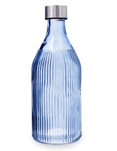 BOTELLA VIDRIO MAISON AZUL 1 L