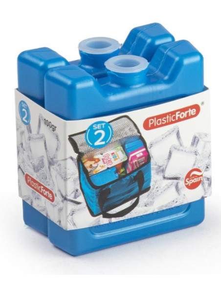 BLOQUE ACUMULADOR FRIO AZUL PACK 2 100 G