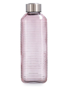 BOTELLA VIDRIO VELVET ROSA 1 L