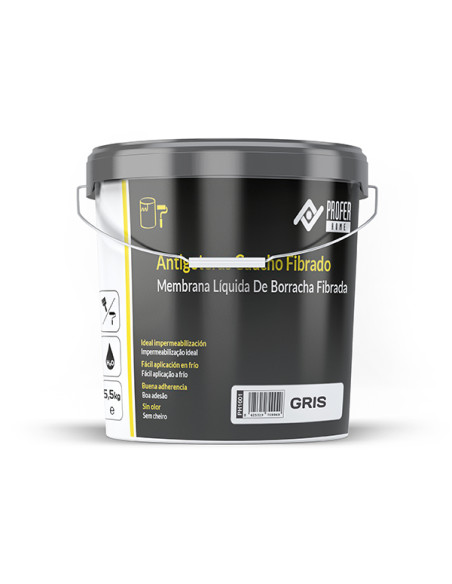 ANTIGOTERAS CAUCHO FIBRADO GRIS 5,5 KG