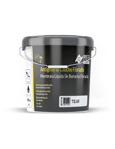 ANTIGOTERAS CAUCHO FIBRADO TEJA 15 KG