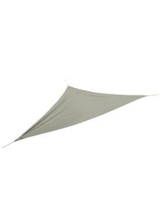 TOLDO TRIANGULAR GRIS C/BOLSA 3,6X3,6 M