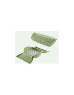 COCEDOR VAPOR VIDRIO 2 PERS. 25X15X7,5 2
